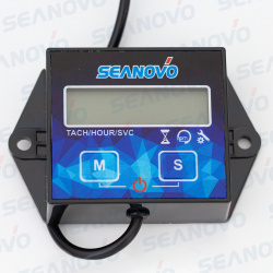 Тахометр/счетчик моточасов SEANOVO HM011G провод 1,7м